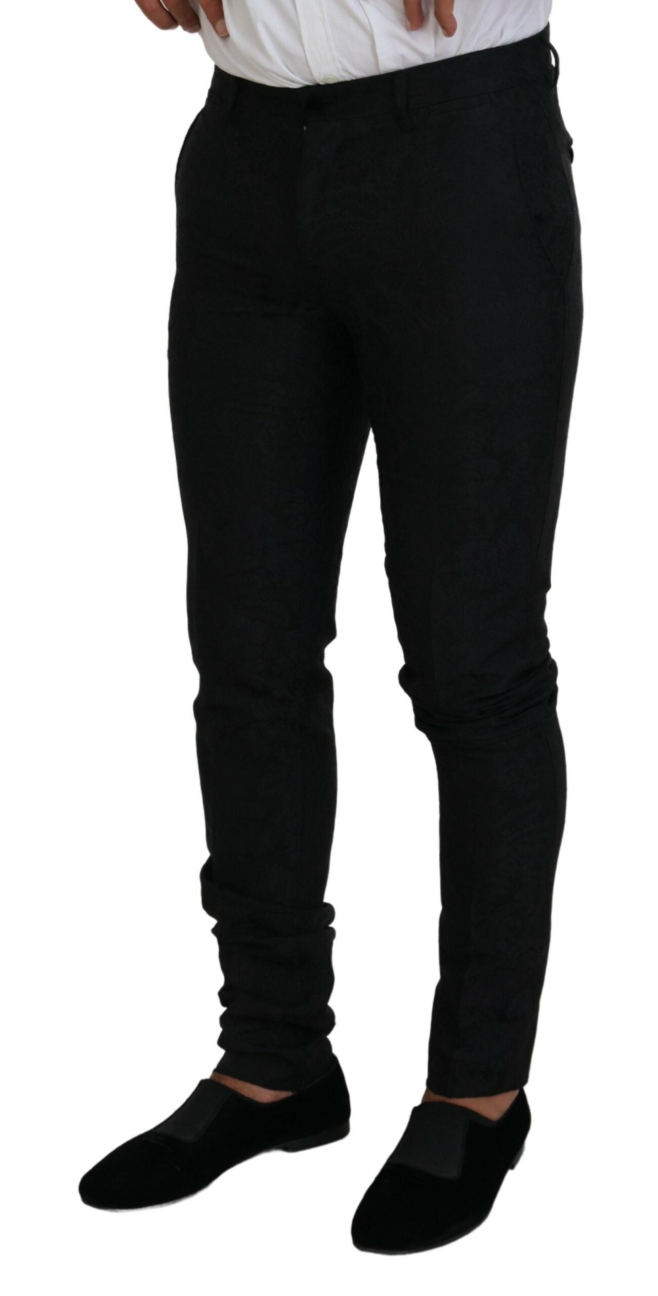 Costume MARTINI 2 pièces Dolce & Gabbana en polyester noir pour homme