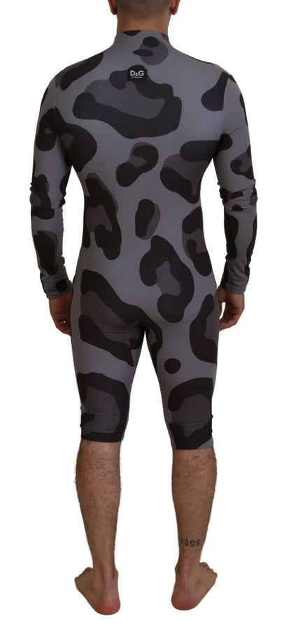 Combinaison de plongée/maillot de bain Dolce & Gabbana en polyester gris à motifs