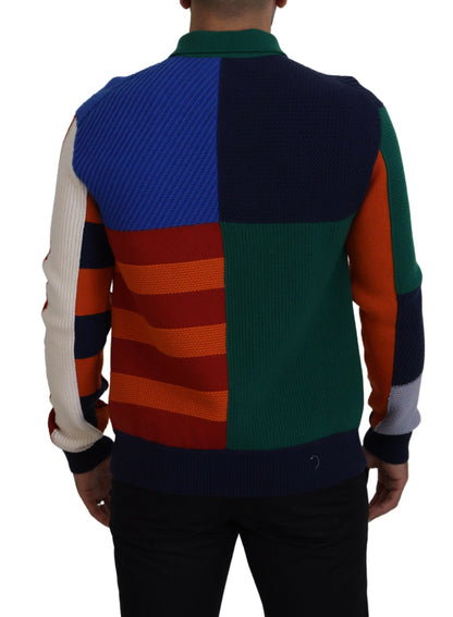 Pull en Laine Rayures Multicolores Dolce & Gabbana