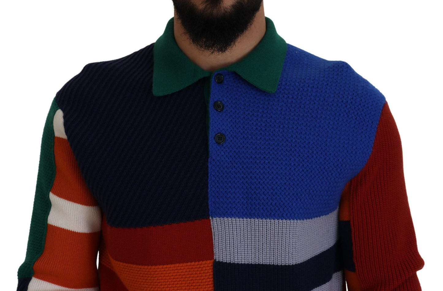 Pull en Laine Rayures Multicolores Dolce & Gabbana