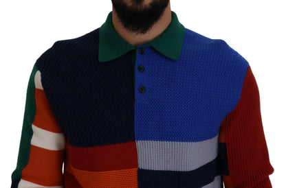 Pull en Laine Rayures Multicolores Dolce & Gabbana