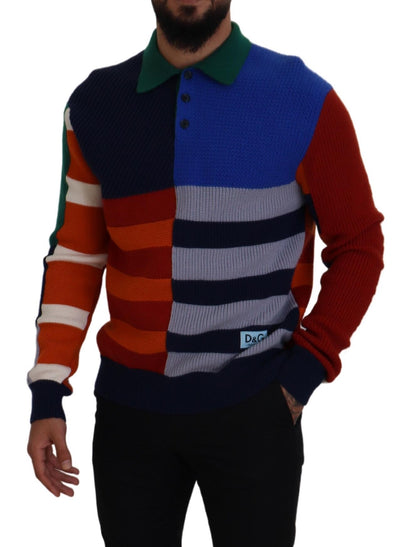 Pull en Laine Rayures Multicolores Dolce & Gabbana