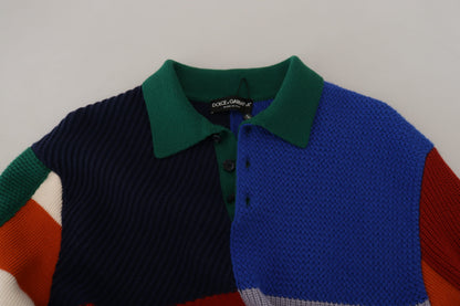 Pull en Laine Rayures Multicolores Dolce & Gabbana