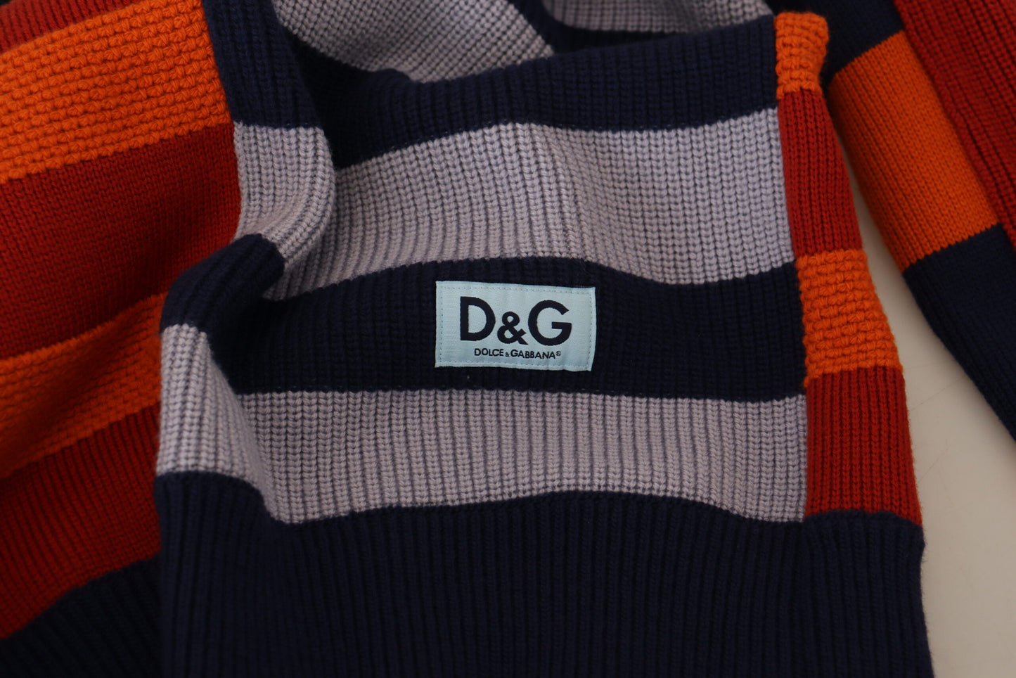 Pull en Laine Rayures Multicolores Dolce & Gabbana