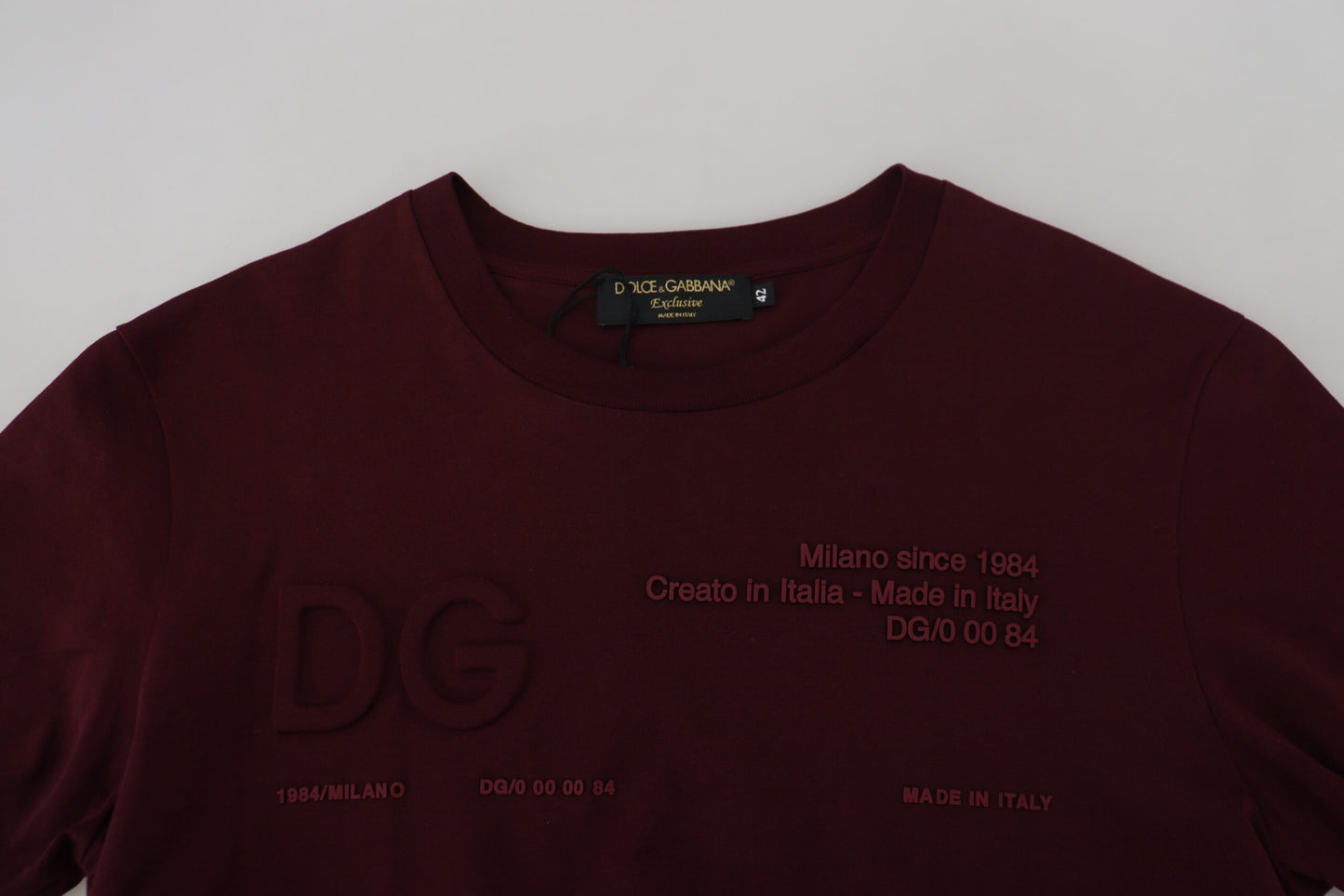T-shirt homme manches courtes imprimé marron Dolce & Gabbana