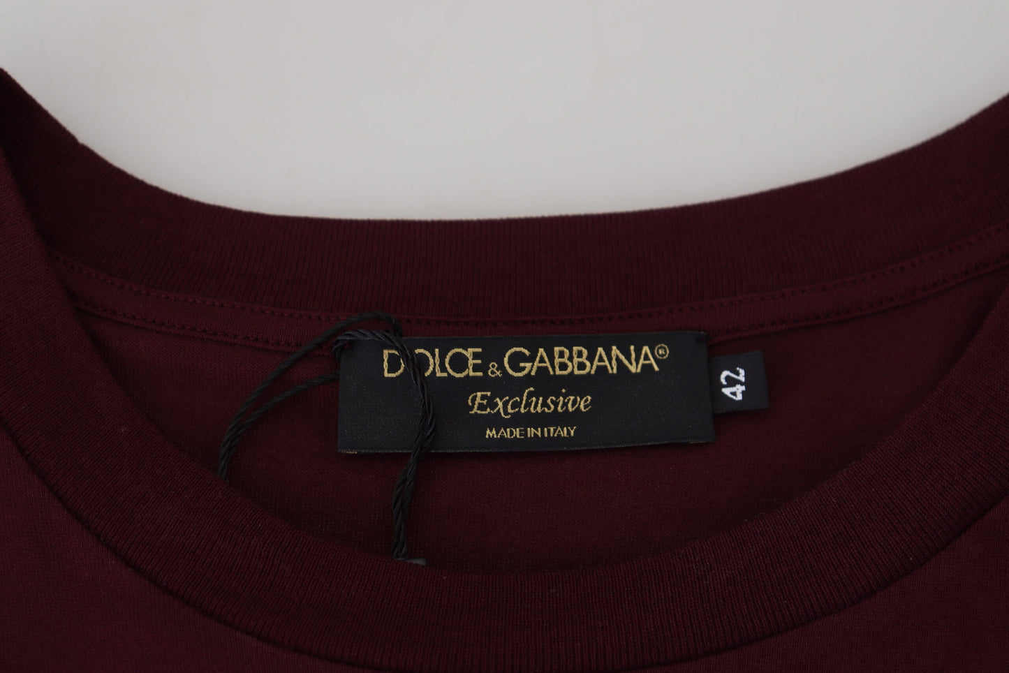 T-shirt homme manches courtes imprimé marron Dolce & Gabbana