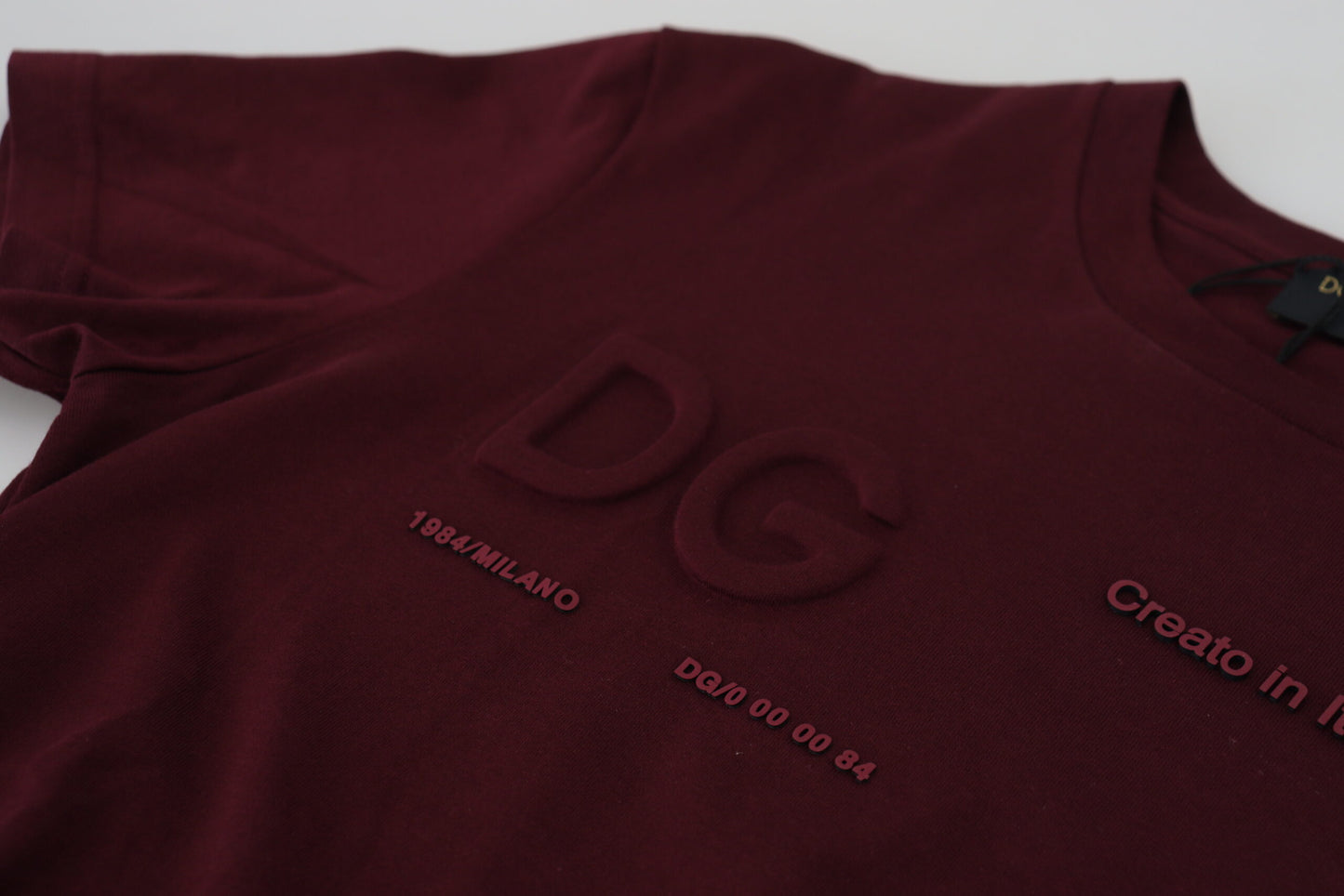 T-shirt homme manches courtes imprimé marron Dolce & Gabbana