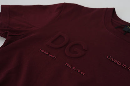 T-shirt homme manches courtes imprimé marron Dolce & Gabbana