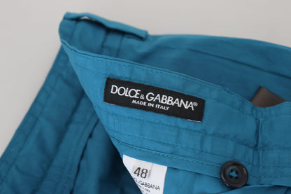 Pantalon Chino Dolce & Gabbana en Coton Bleu