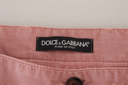 Shorts décontractés en coton rose pour homme Dolce & Gabbana