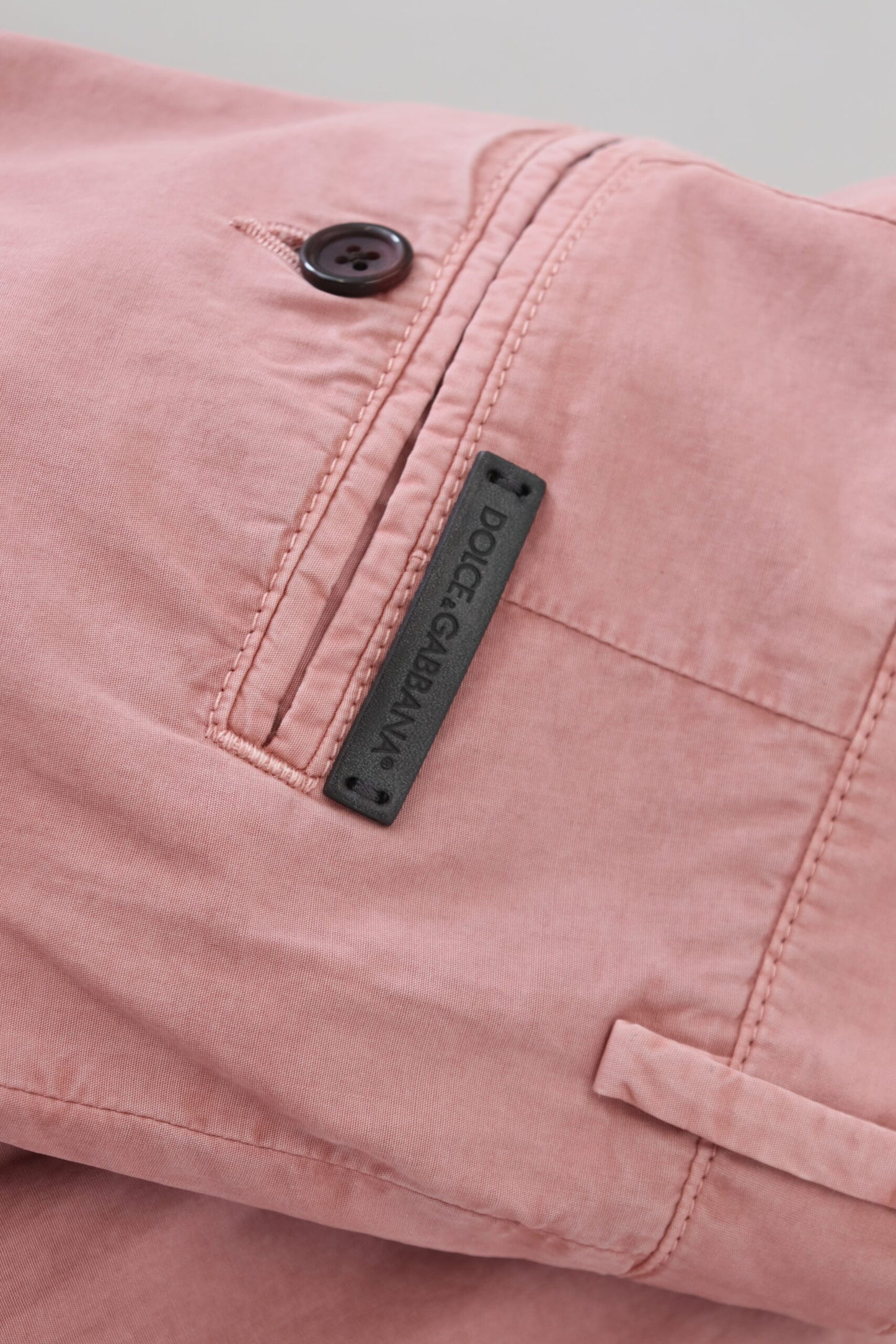 Shorts décontractés en coton rose pour homme Dolce & Gabbana