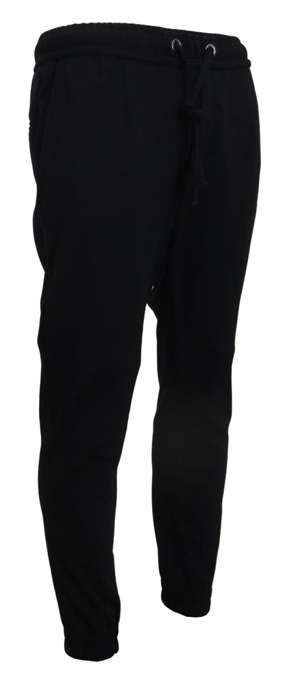 Pantalon de jogging en laine pour homme Dolce & Gabbana noir