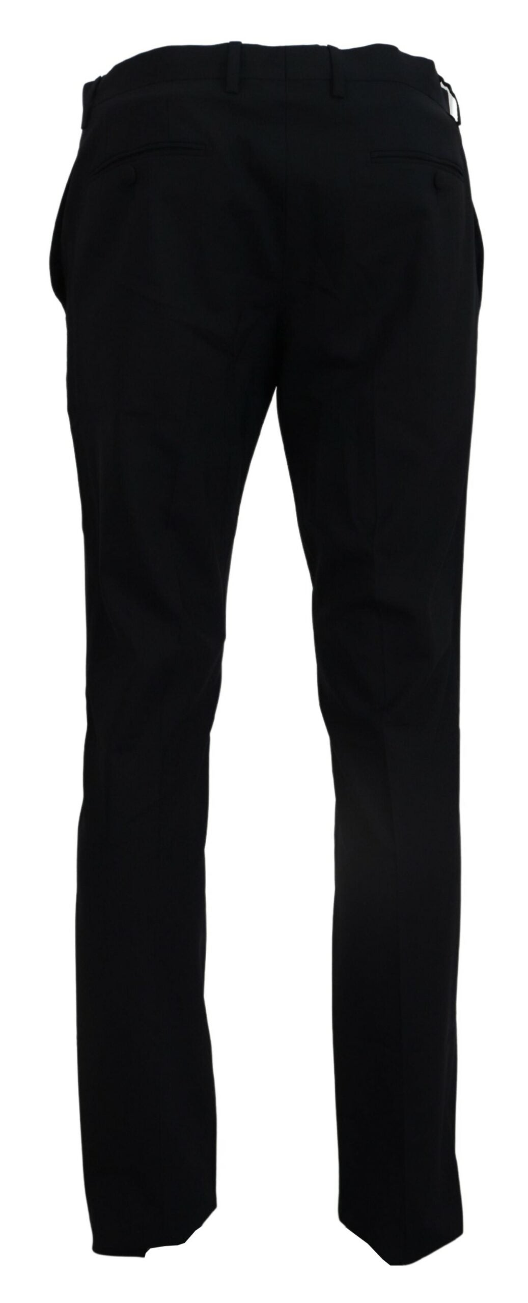 Robe Dolce & Gabbana en Laine Bleue Stretch Pantalon de Costume Coupe Slim