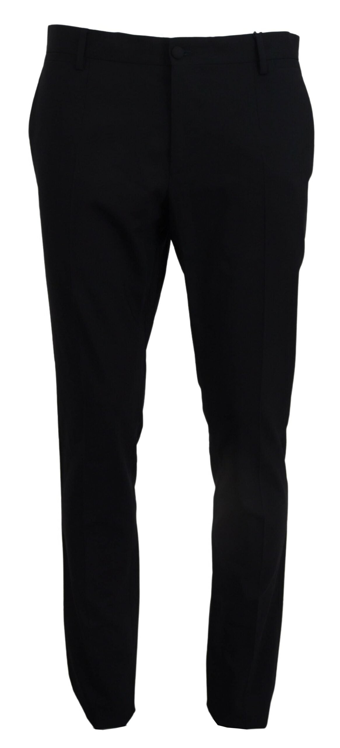 Robe Dolce & Gabbana en Laine Bleue Stretch Pantalon de Costume Coupe Slim