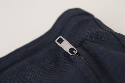 Pantalon de jogging en coton bleu pour homme Dolce & Gabbana