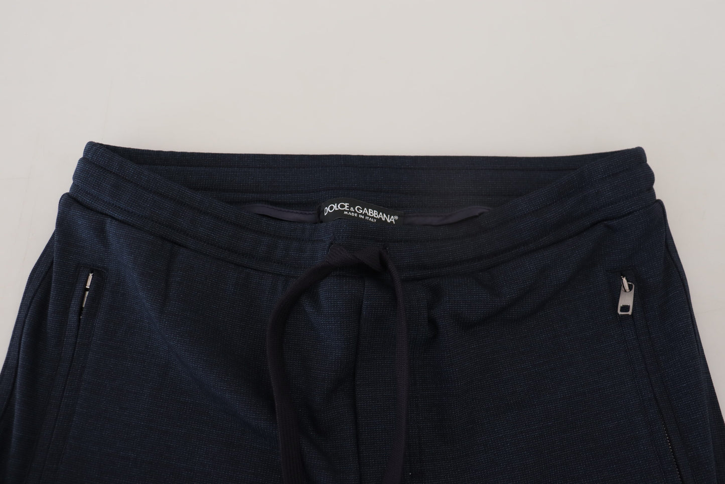 Pantalon de jogging en coton bleu pour homme Dolce & Gabbana