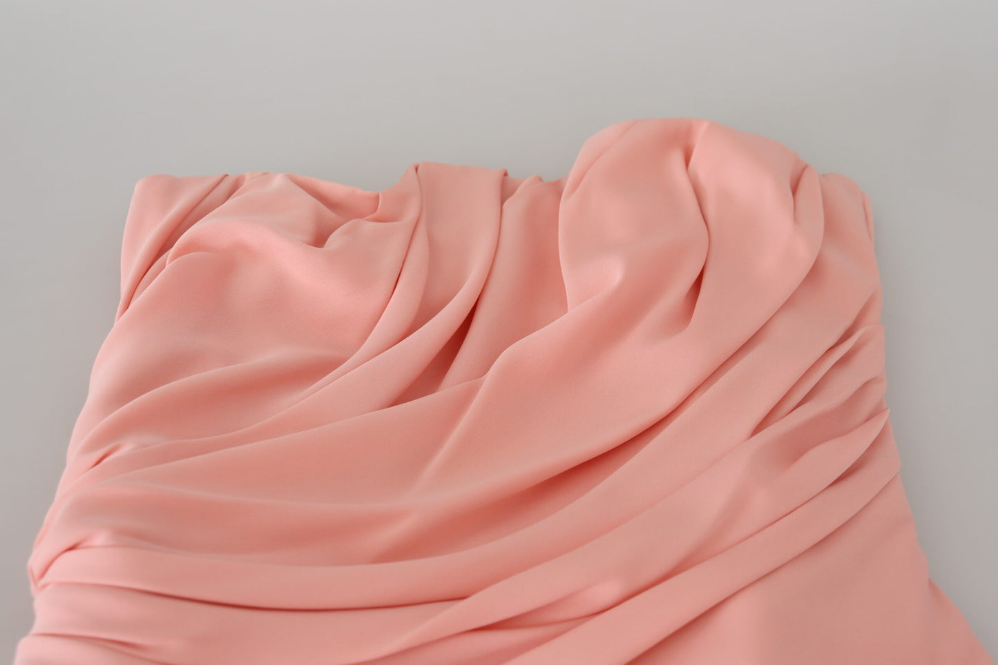 Robe fourreau bustier Dolce & Gabbana en soie stretch rose