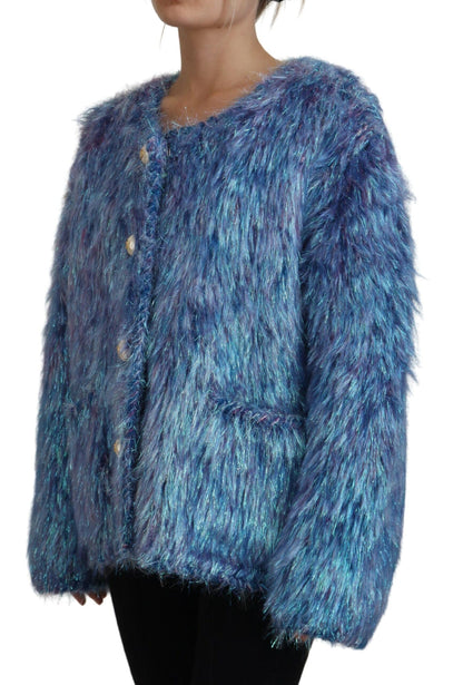 Veste Manteau Franges Polyester Multicolore Dolce & Gabbana