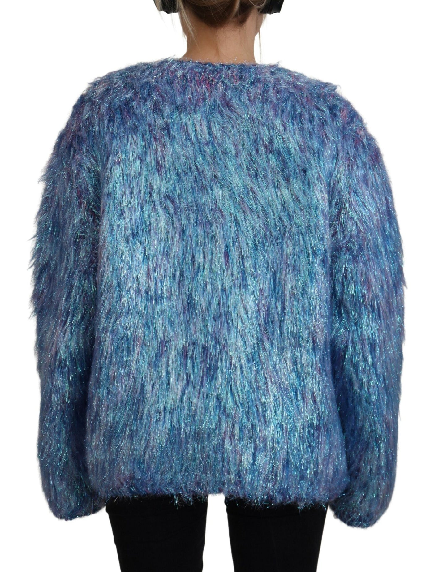 Veste Manteau Franges Polyester Multicolore Dolce & Gabbana