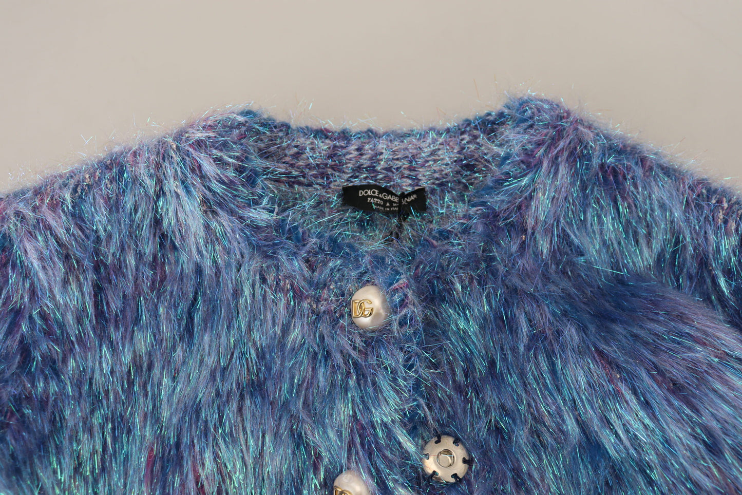 Veste Manteau Franges Polyester Multicolore Dolce & Gabbana