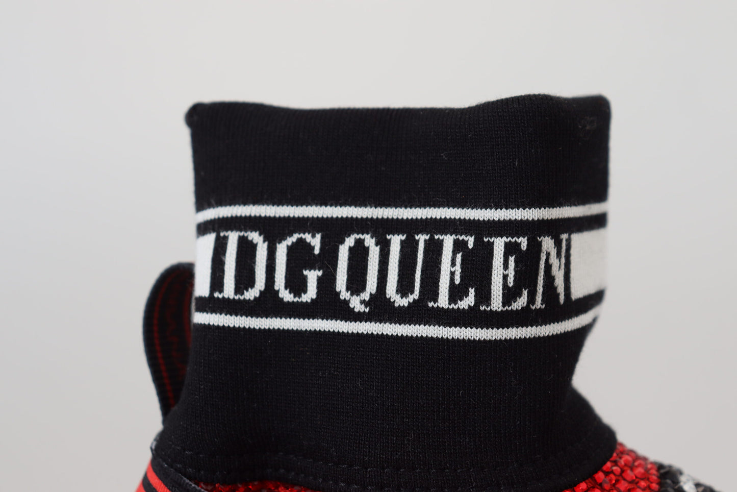 Chaussures chaussettes Sorrento Bling rouges Dolce & Gabbana