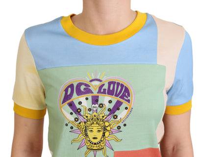Dolce & Gabbana Coton Multicolore Patchwork DG Love
