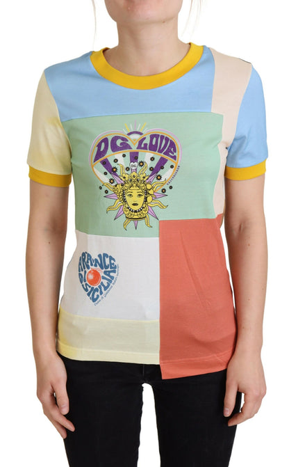 Dolce & Gabbana Coton Multicolore Patchwork DG Love