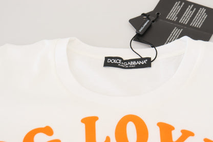 T-shirt Dolce & Gabbana en Coton Blanc DG Loves SUD