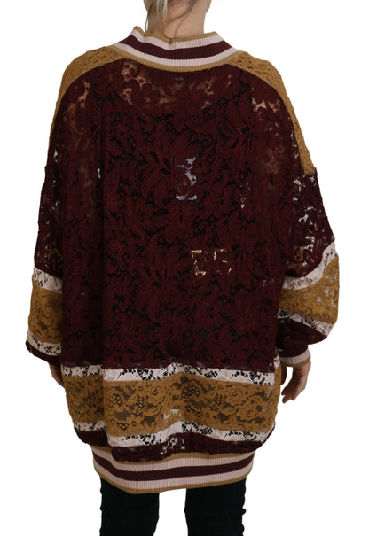 Pull en maille Dolce & Gabbana multicolore à col en V