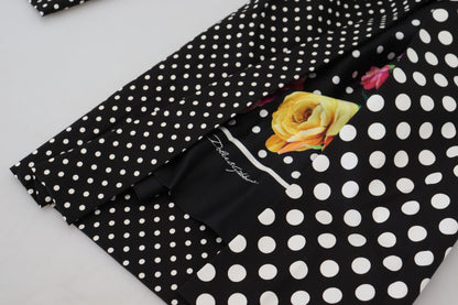 Pantalon taille haute à pois multicolores Dolce & Gabbana
