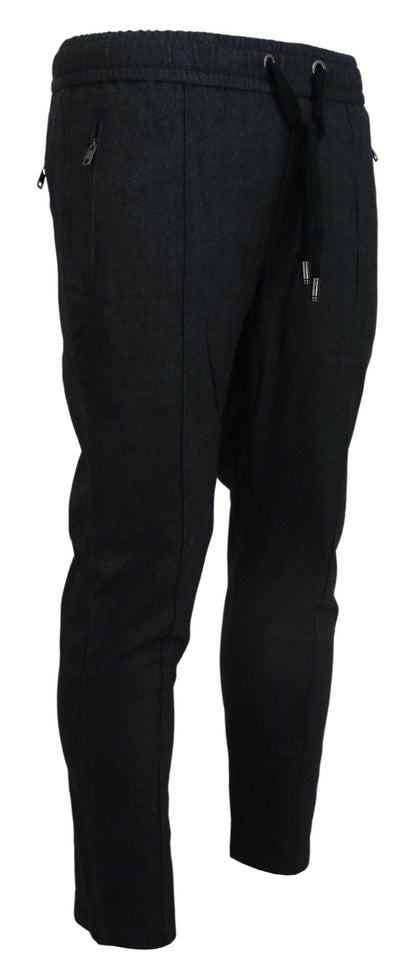 Pantalon de jogging homme Dolce & Gabbana en coton gris