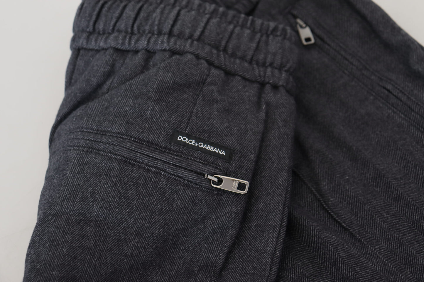Pantalon de jogging homme Dolce & Gabbana en coton gris