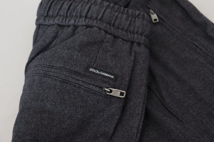 Pantalon de jogging homme Dolce & Gabbana en coton gris