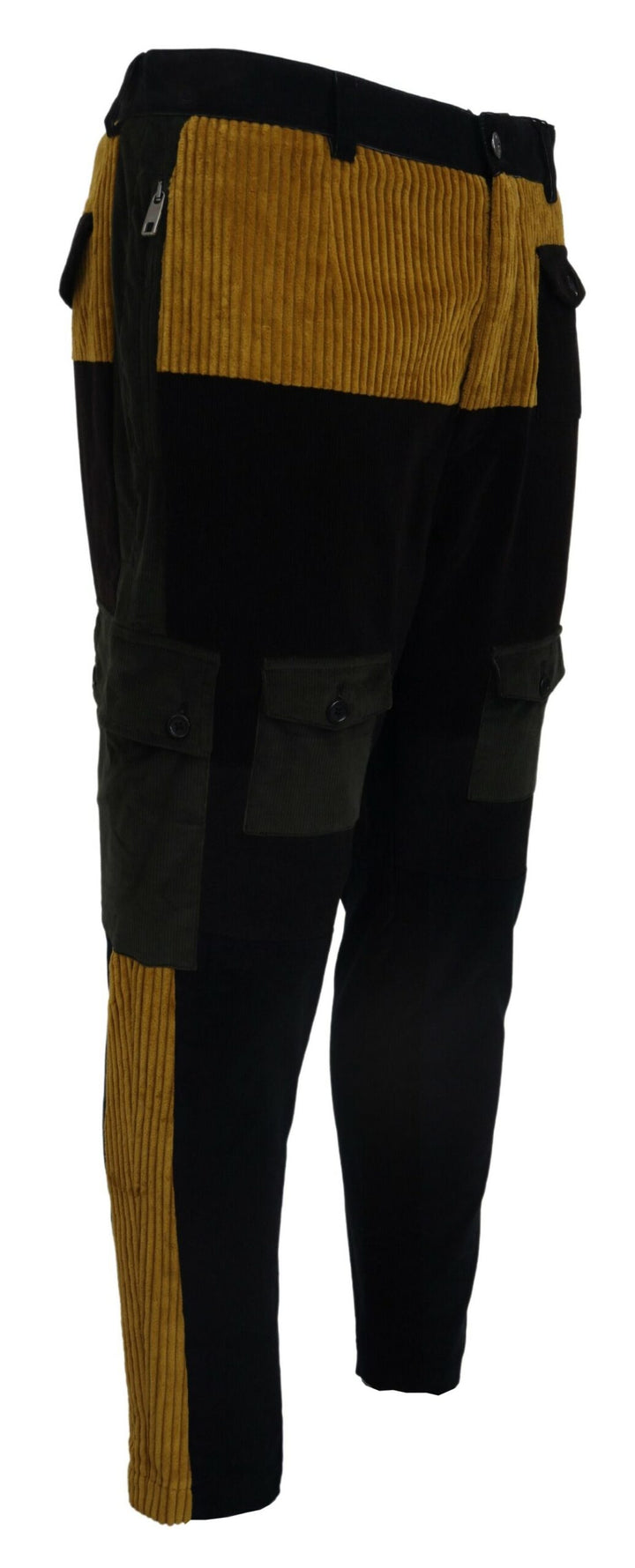 Pantalon Homme Dolce & Gabbana Coton Noir Jaune