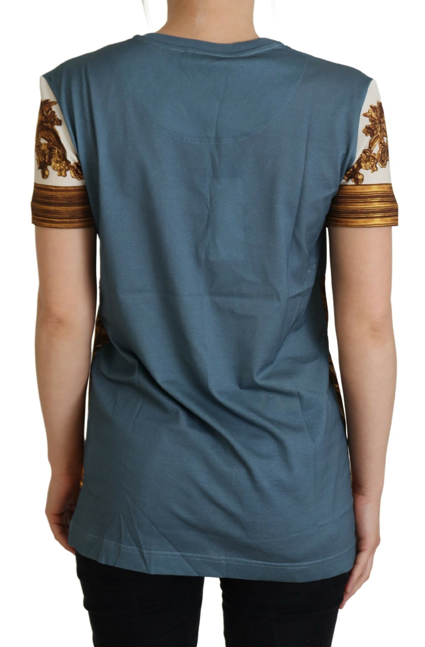 Chemise Top Dolce & Gabbana multicolore imprimé logo DG Ange