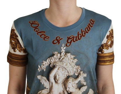 Chemise Top Dolce & Gabbana multicolore imprimé logo DG Ange