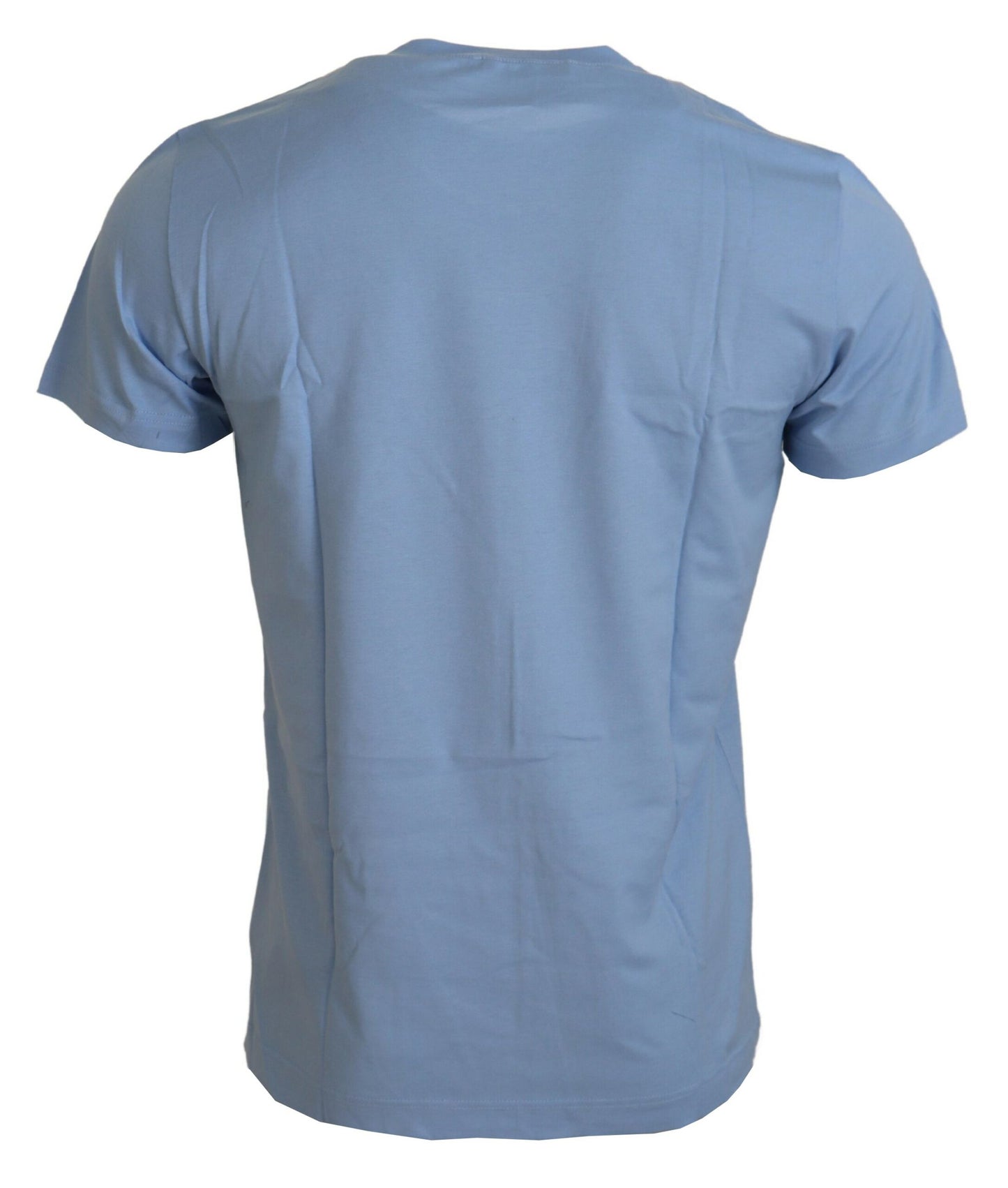 T-shirt en coton Dolce & Gabbana Light Blue Happy New Year 2017