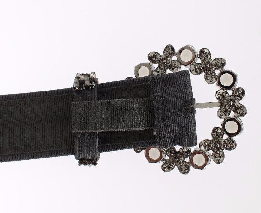 Ceinture à Paillettes Large Boucle Cristal Multicolore Dolce & Gabbana