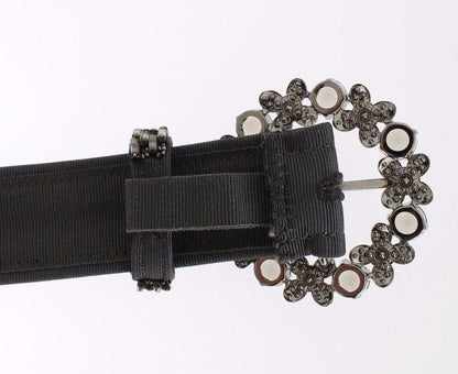 Ceinture à Paillettes Large Boucle Cristal Multicolore Dolce & Gabbana