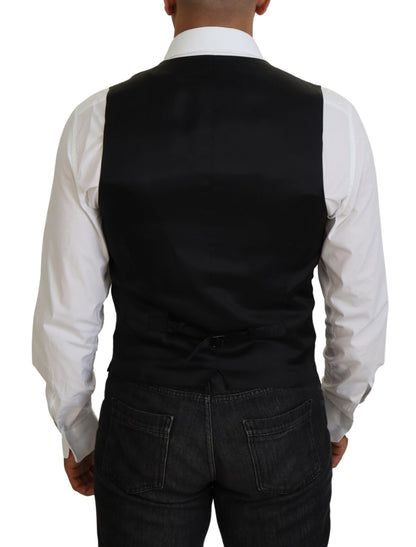 Dolce & Gabbana Gilet en laine vierge noire