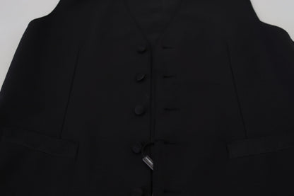 Dolce & Gabbana Gilet en laine vierge noire