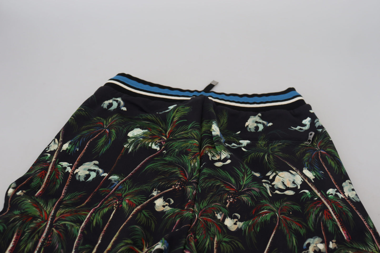 Short décontracté Dolce & Gabbana en coton noir imprimé Volcano