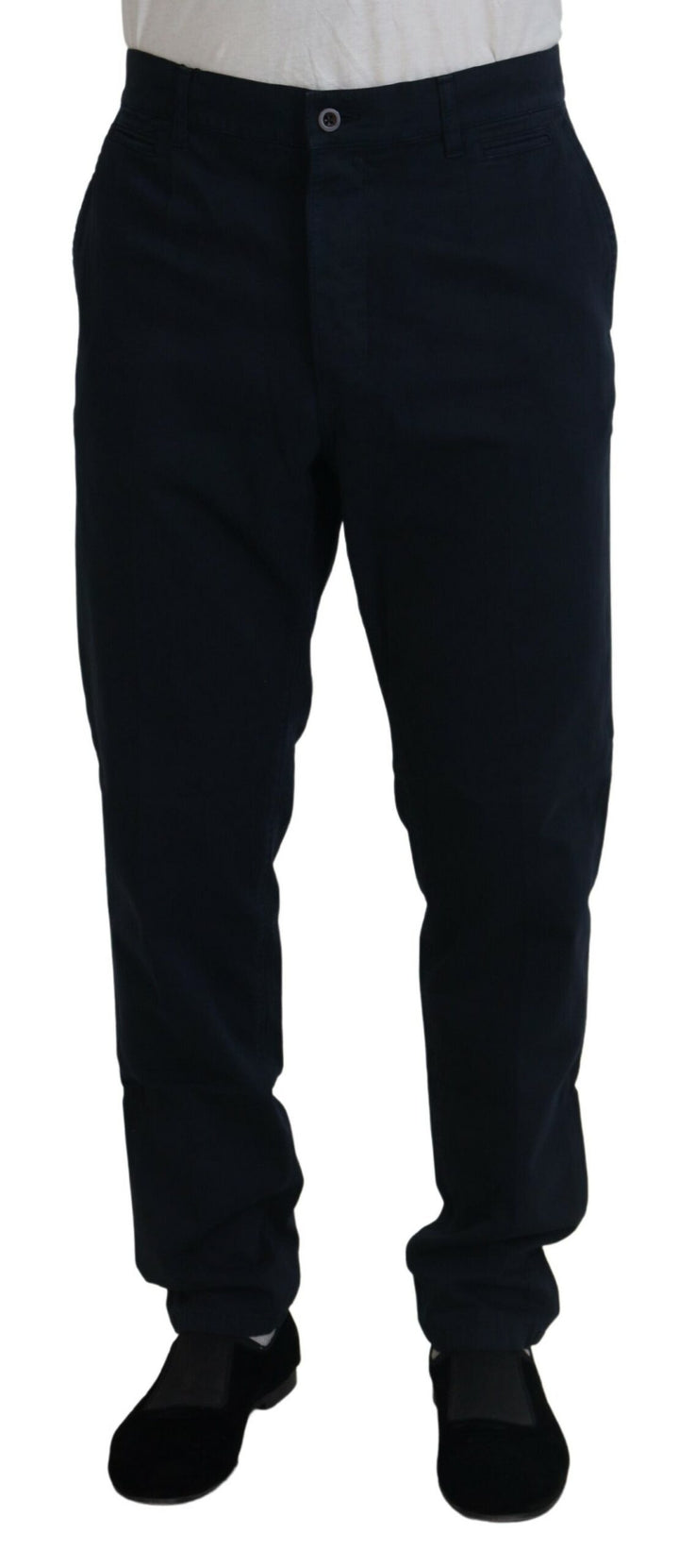 Robe Dolce & Gabbana en coton bleu, pantalon de costume pour homme