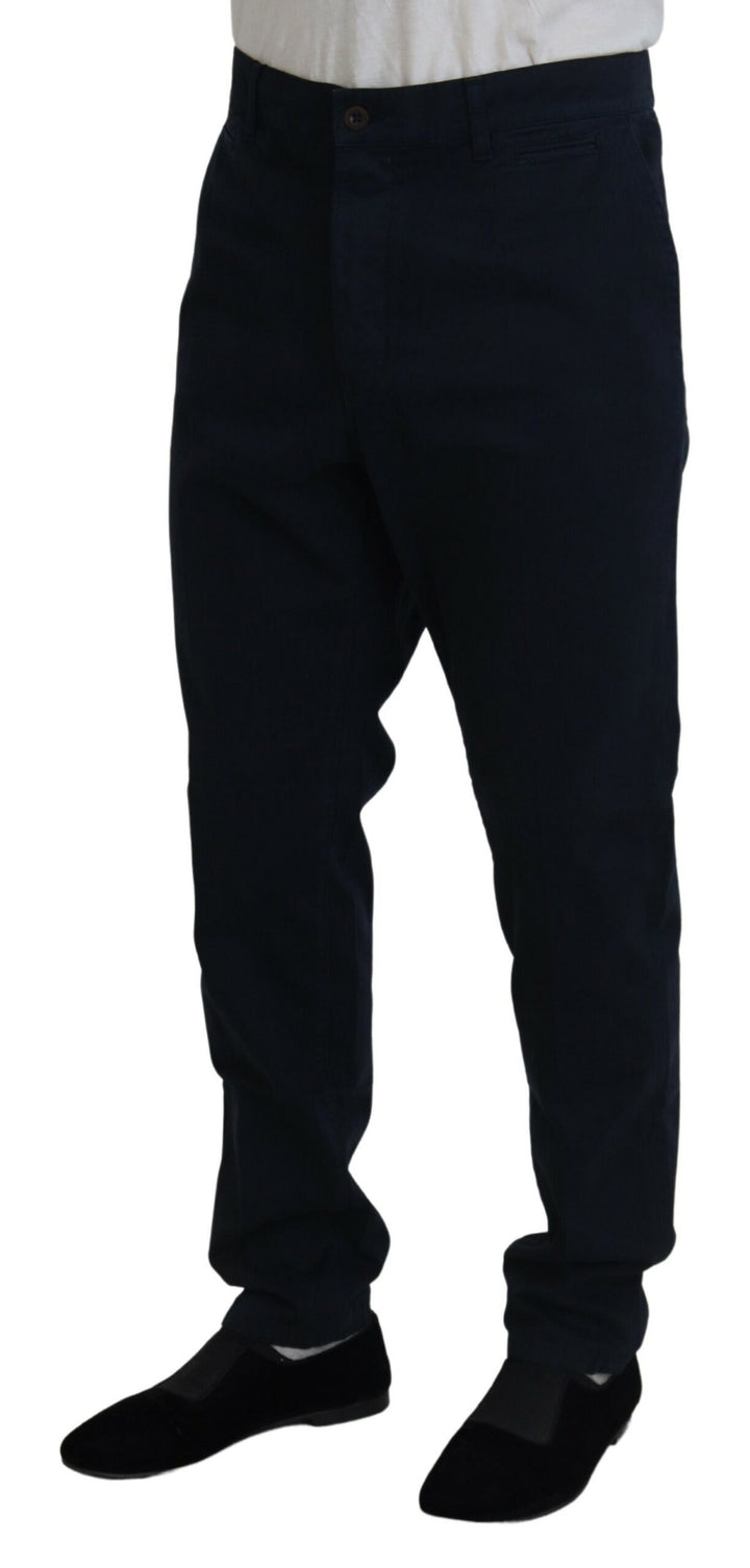 Robe Dolce & Gabbana en coton bleu, pantalon de costume pour homme