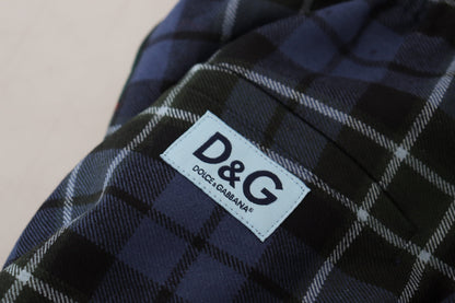 Pantalon de jogging en laine à carreaux multicolores pour homme Dolce & Gabbana