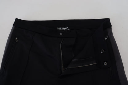 Pantalon de jogging Dolce & Gabbana en laine noire avec fer à cheval