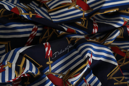 Chemise à manches courtes Dolce & Gabbana multicolore motif chaise de plage