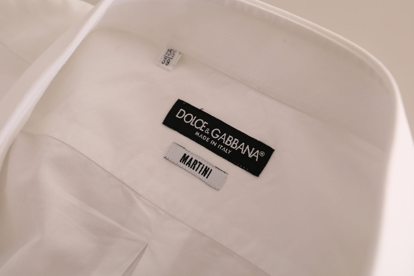 Camisa de Vestir Formal de Algodón Blanca MARTINI de Dolce & Gabbana