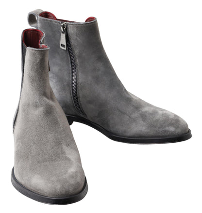 Chaussures Homme Bottines Dolce & Gabbana en Cuir Gris