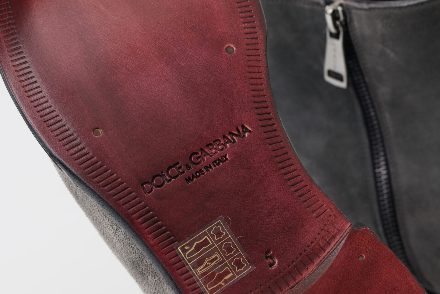 Chaussures Homme Bottines Dolce & Gabbana en Cuir Gris